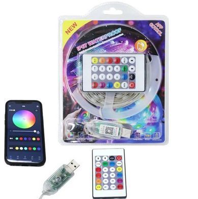 Розумна Smart гірлянда стрічка 100LED 10 метрів USB-пульт дистанційного керування ip65 додаток Sun Lamp