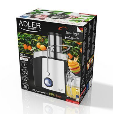 Соковижималка 1000 Вт Adler AD 4128 ємність для м'якоті 2л