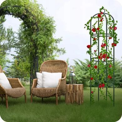 Садовая пергола Krumad Terrace KMDW17 190&times;40&times;40 см (металлическая арка для вьющихся растений)
