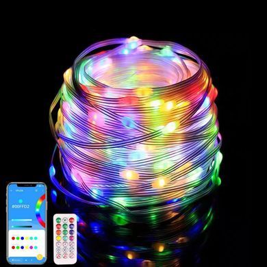 Розумна Smart гірлянда стрічка 100LED 10 метрів USB-пульт дистанційного керування ip65 додаток Sun Lamp