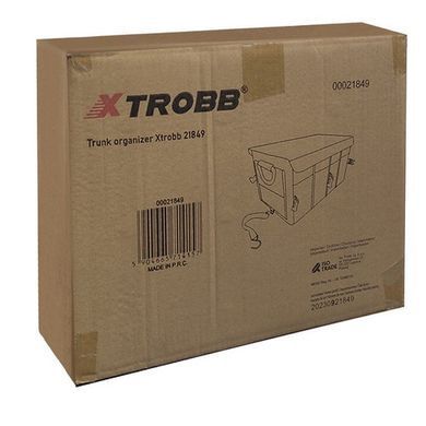Органайзер для багажника автомобіля Xtrobb 21849, складна сумка в багажник 50 л з кришкою та кишенями