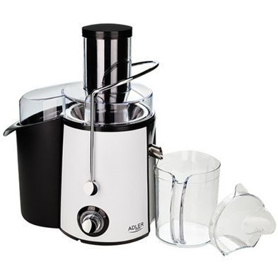 Соковижималка 1000 Вт Adler AD 4128 ємність для м'якоті 2л