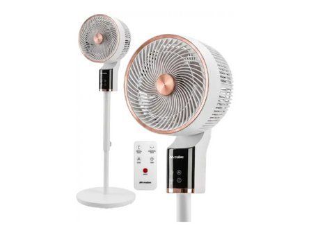 Вентилятор напольный MalTec Airly3000WH PRO 60 Вт с 3D осцилляцией пультом таймером и ароматерапией 114856