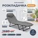 Раскладная кровать Relax Outdoor 190х66х30 см, стальной каркас, до 120 кг, 5 положений