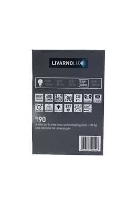 LED-лампа розжарювання Livarno Lux прозорий-металік