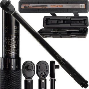 Ключ динамометричний 3/8" Bigstren 22097 (7-112 Нм), професійний ключ із сертифікатом калібрування та кейсом