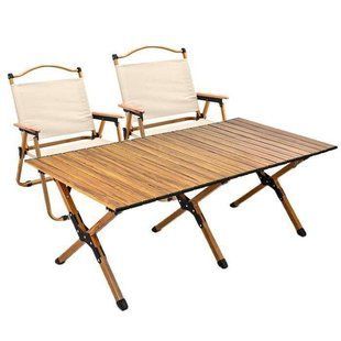 Кемпинговый набор KERMIT XL - стол 180см + 2 кресла Oxford 600D Раскладная туристическая мебель для большой