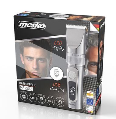 Машинка для стрижки с LCD-дисплеем Mesko MS 2843