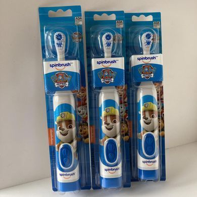 Электрическая зубная щетка детская для мальчика Paw Patrol Spinbrush