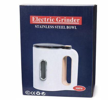 Кофемолка Electric Grinder 300 Вт для кофе, специй, круп и орехов, универсальный измельчитель, ножи из нержавеющей стали