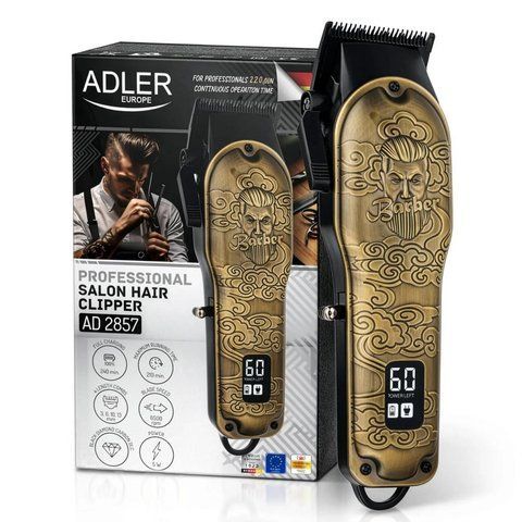 Машинка для стрижки Adler AD 2857 (0.8&ndash;13 мм, аккумуляторная, USB)