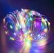 Светодиодная гирлянда нить капля росы 20м 200led батарейки RGB